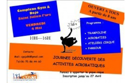Journée découverte des activités acrobatiques