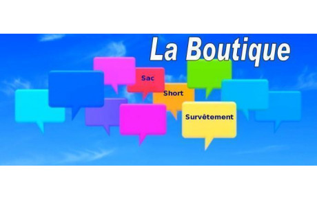 NOUVEAU - LA BOUTIQUE !