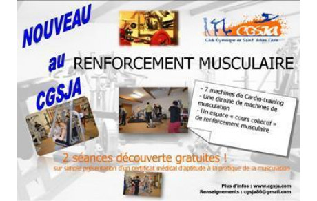 NOUVELLE ACTIVITÉ : Renforcement musculaire