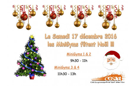 Les minigyms fêtent Noël